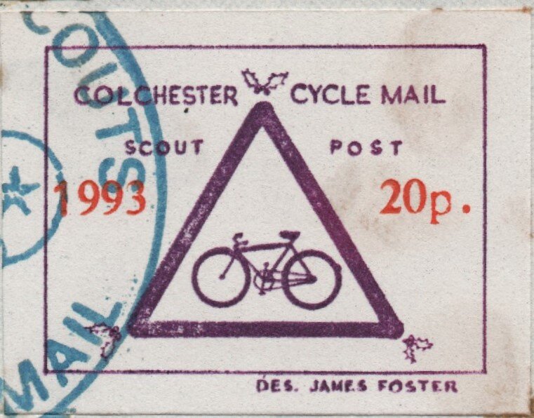 Bicycle in Dark Purple triangle