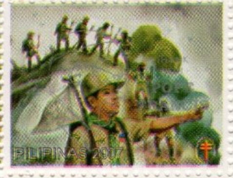 One Hundred Years of Scouting - Overprinted