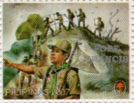 One Hundred Years of Scouting - Overprinted
