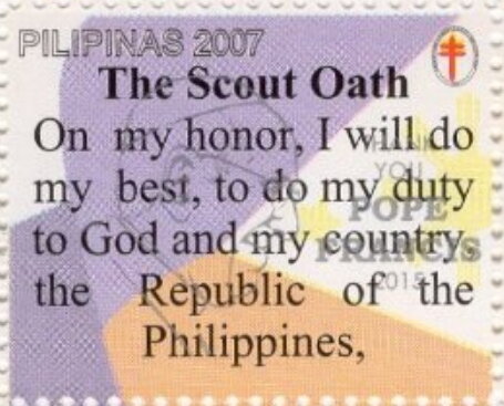 One Hundred Years of Scouting - Overprinted