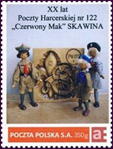 Twentieth years of Poczta Harcerska No. 122 "Czerwony Mak" S