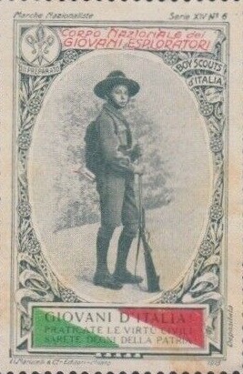 Serie XIV N.6 — Scout with rifle slung