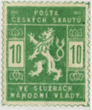Colour trials of the 10 h and 20 h — not the issued blue and red