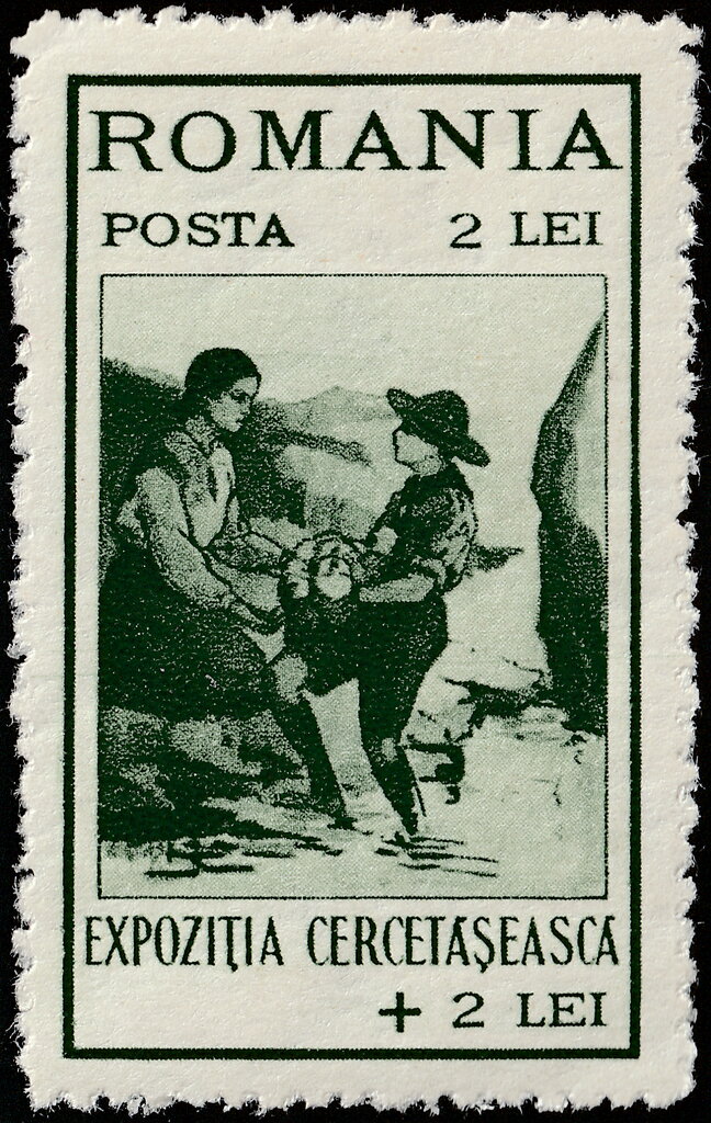 Scout saving a child — 2 + 2 lei