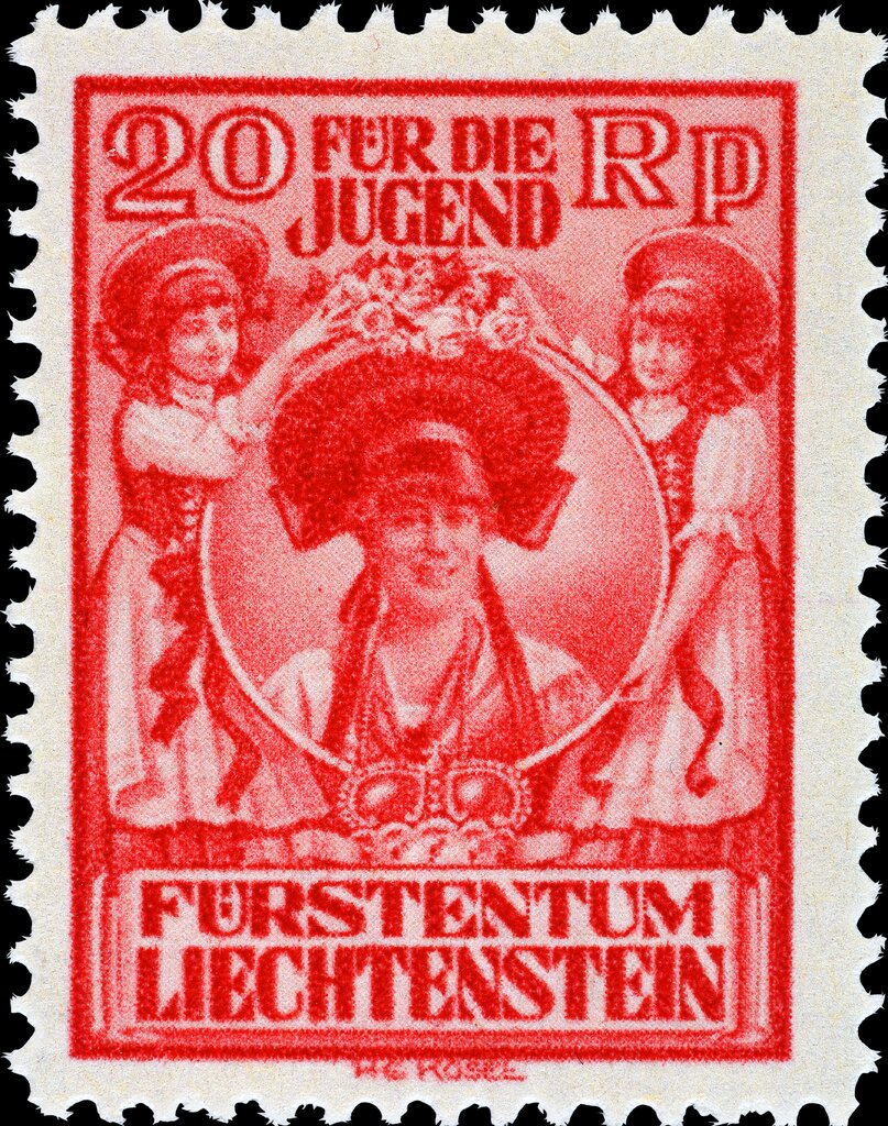 20 Rp — children with wreath «Für die Jugend» (Scott B12)