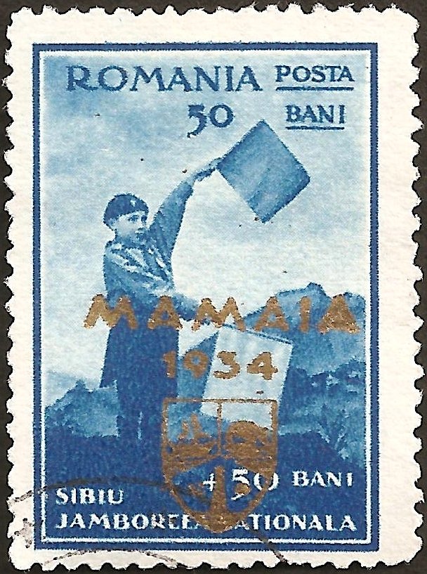 Scout signalling — 50 + 50 bani, Mamaia OP