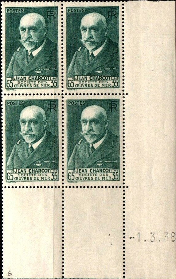 Block of four (quadra) — Charcot 65 + 35 c
