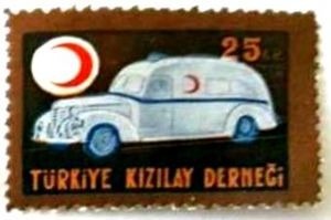 Non-scout companion — 25 kr Red Crescent ambulance