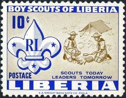 Emblem and camp-site