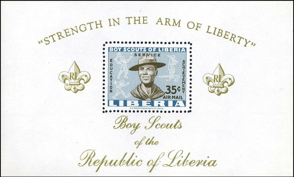 Souvenir sheet — Strength in the Arm of Liberty