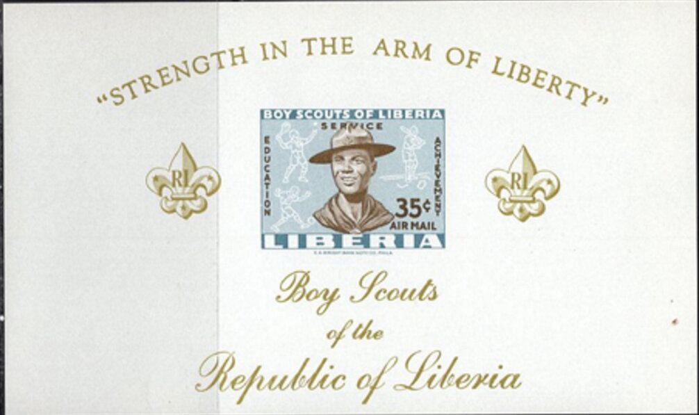 Souvenir sheet — Strength in the Arm of Liberty
