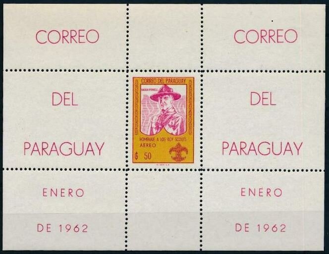 Robert Baden-Powell souvenir sheet