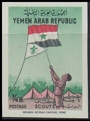 Hoisting the flag
