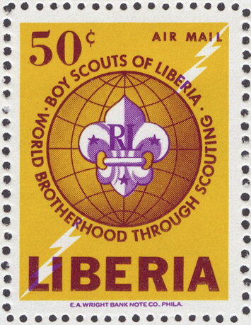 Globe and Scout emblem