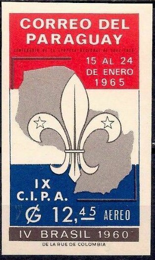 Emblem — IV Brazil 1960 (airmail, imperforate)