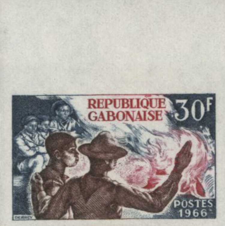 At the fire-side, imperforate