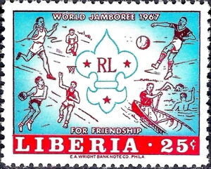 Scout sports and Liberian emblem