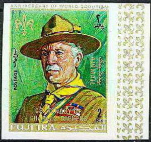 Lord Baden-Powell, imperforate