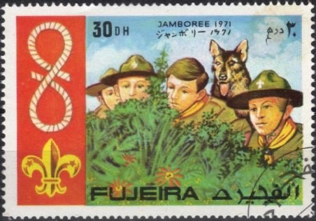 Scouts and dog
