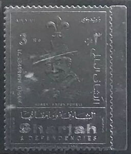 Robert Baden-Powell — silver foil