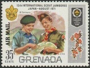 Scouts from West Germany and the United States