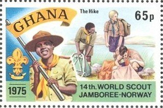 The Hike — 65 p, from the souvenir sheet