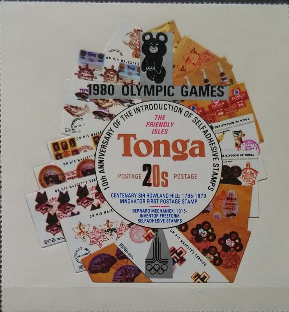 Postage collage