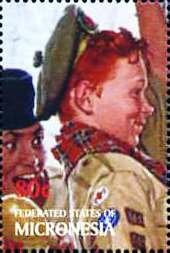 Paintings of Boy Scouts by Norman Rockwell