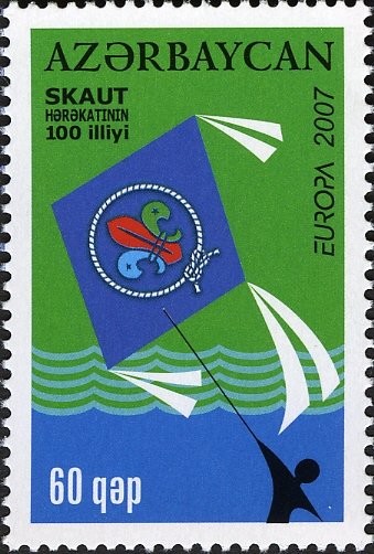 Europa 2007 - Centenary of Scouting - Emblem on Kite